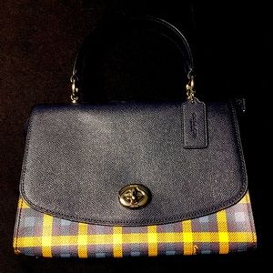 Plaid Coach Purse